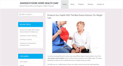 Desktop Screenshot of maroochydorehomehealthcare.com.au